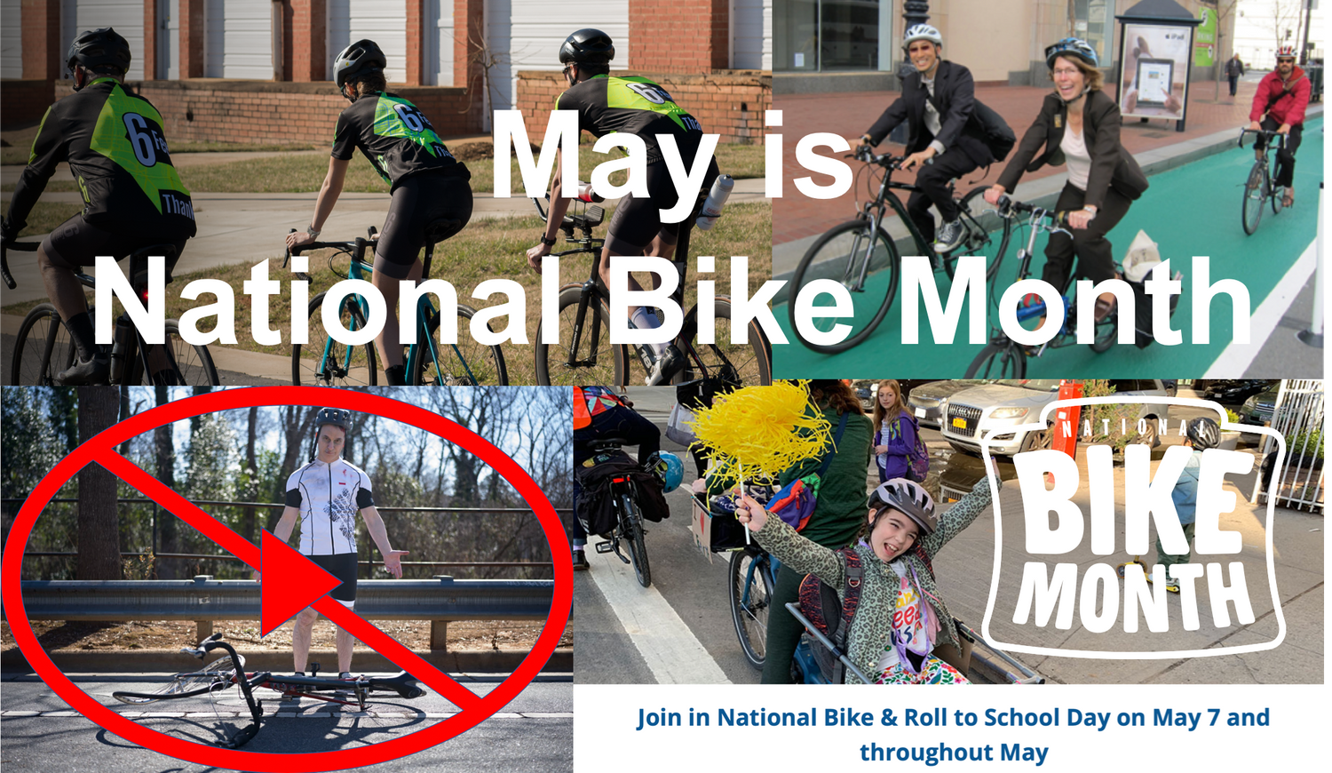 May is National Bike Month and features many bike focused and safety events