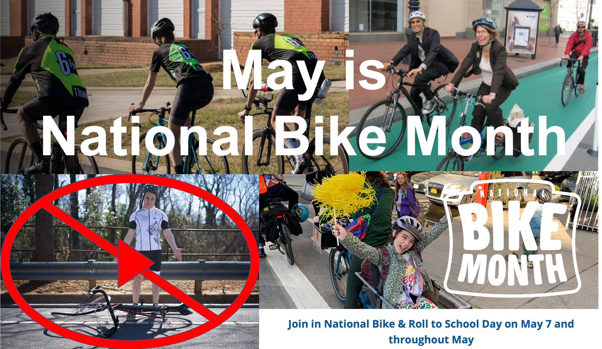 May is National Bike Month and features many bike focused and safety events