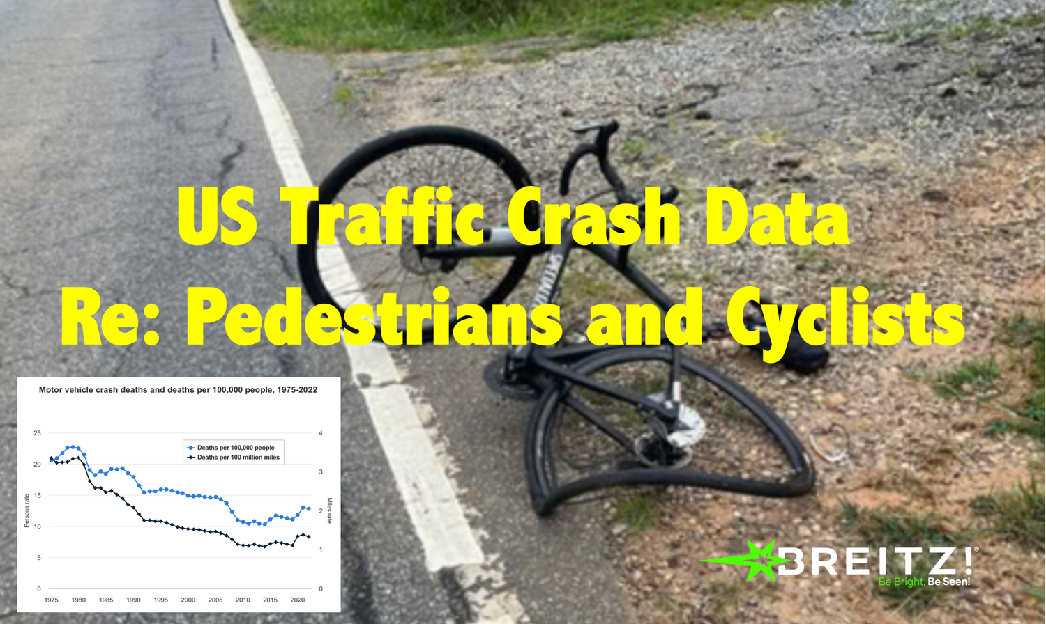 US Traffic Crash Data and What It Means for Pedestrians and Cyclists