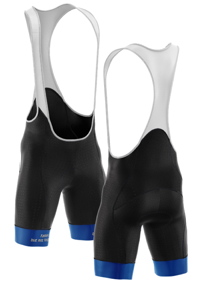 Men's Ride to Remember 2026 Blue Police Cycling Bib Shorts