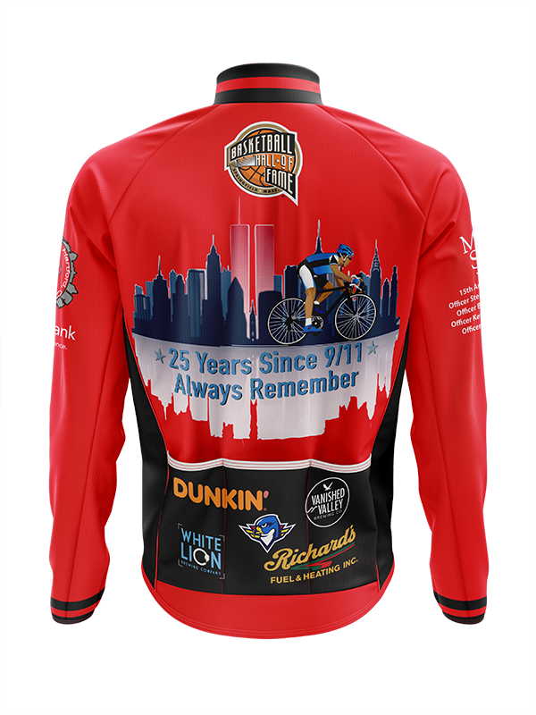 Women's Ride to Remember 2026 Red Fire Cycling Wind Jacket