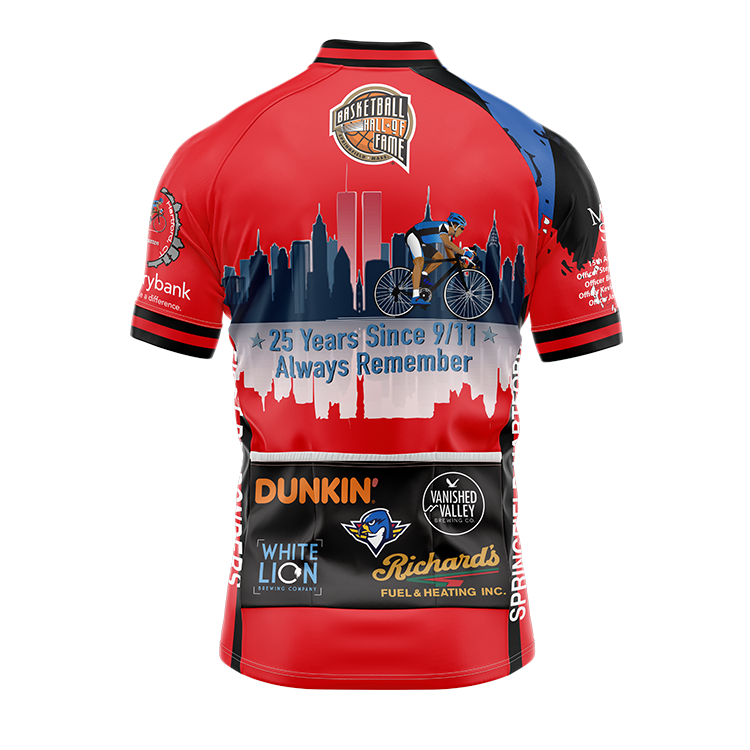 Men's 2026 Ride to Remember Red Fire Memorial Cycling Jersey