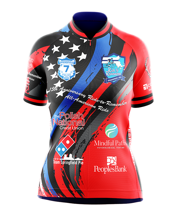Women's 2026 Ride to Remember Red Fire Memorial Cycling Jersey