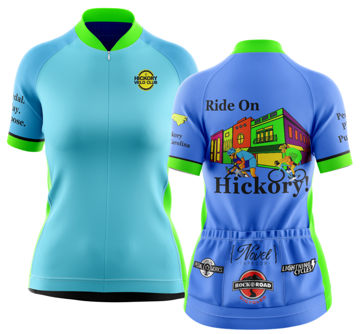 Women s Hickory Velo Club Short Sleeve Club Fit Cycling Jersey