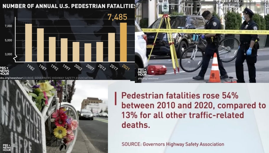 Significant Increase in US Pedestrian and Cyclist injuries/Deaths