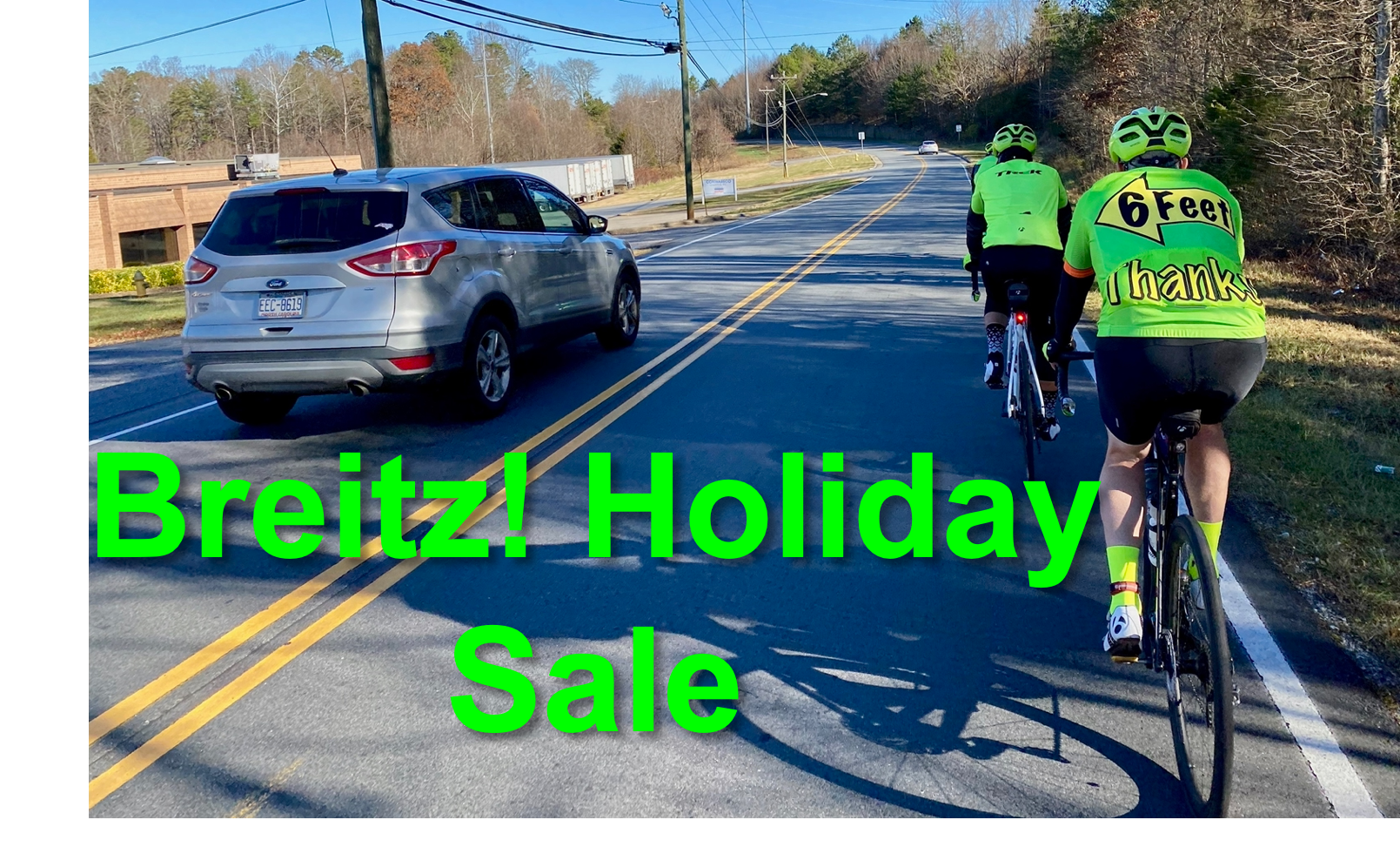 Breitz! Holiday Cycling & Run Wear Road Safety Sale