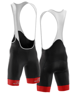 Men's Ride to Remember 2023 Rider Red Fire Fighter Power Band Cycling Bib Shorts
