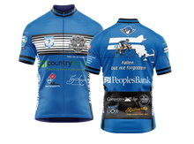 Men's Ride to Remember 2024 Blue Police Short Sleeve Cycling Jersey
