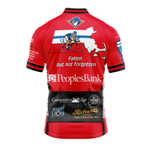 Men's Ride to Remember 2024 Red Firefighter Short Sleeve Cycling Jersey