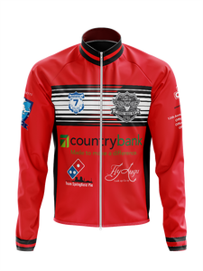 Men's Ride to Remember 2024 Red Firefighter Convertible Cycling Jacket/Vest