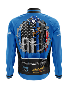 Women's Ride to Remember 2025 Blue Police Cycling Wind Jacket