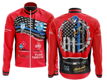 Men's Ride to Remember 2025 Red Fire Cycling Wind Jacket