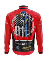 Men's Ride to Remember 2025 Red Fire Cycling Wind Jacket