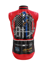 Men's Ride to Remember 2025 Red Fire Cycling  Wind Vest