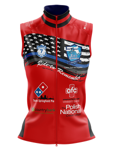 Men's Ride to Remember 2025 Red Fire Cycling  Wind Vest