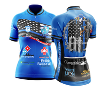 Women's Ride to Remember 2025 Blue Police Short Sleeve Cycling Jersey