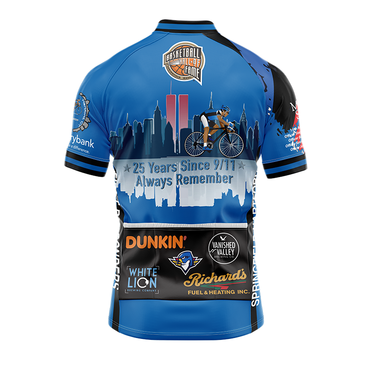 Men's 2026 Ride to Remember Blue Police Memorial Cycling Jersey
