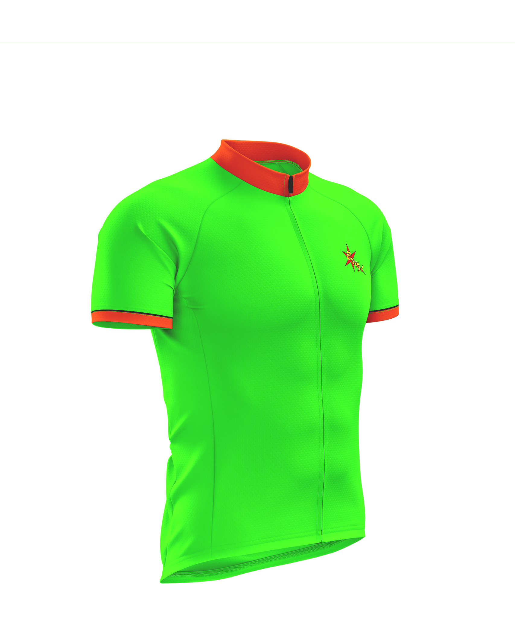 Green sales cycling jersey